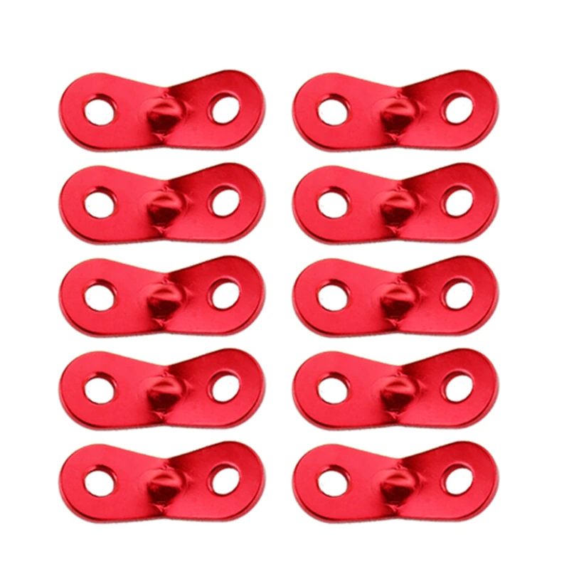 Cheap Goat Tents 10 Pcs Aluminum Alloy Tent Rope Tensioners Camping Non Slip Cord Lock Buckles Dual Holes Wind Rope Peanut Stopper Tent Accessories